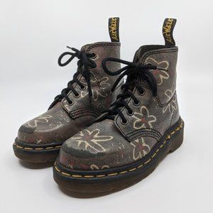 YOUTH Vintage Dr. Martens Floral Leather Boots